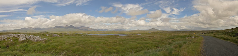 Bog Road -panorama.