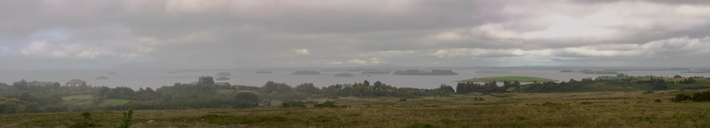 Loch Corrib panorama.