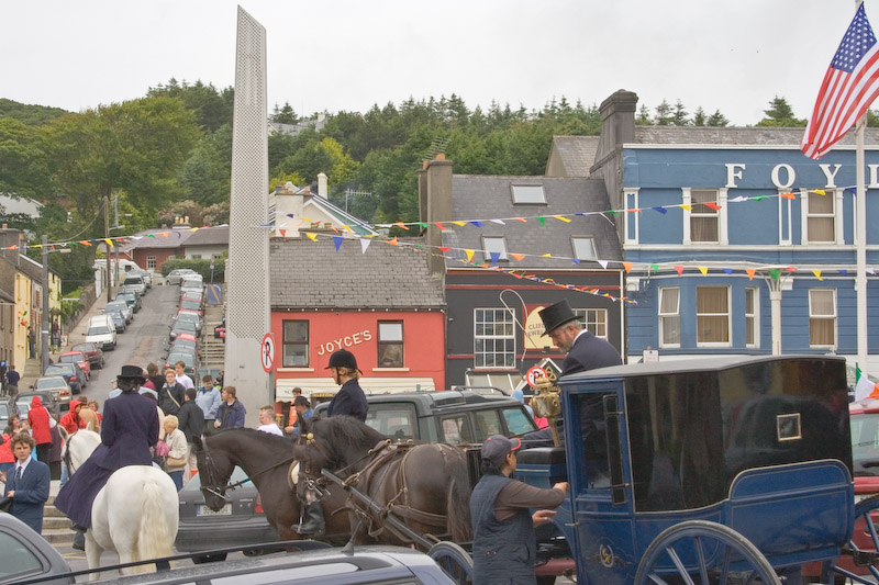 Participants in the Alcock & Brown parade in Clifden