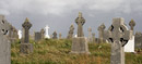 Spectacular cemetary near the beach on Inishmore.