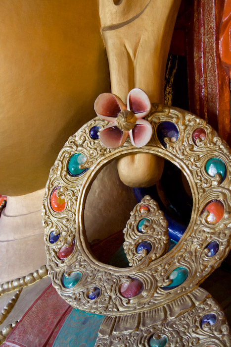 Detail of giant Buddha - earring
