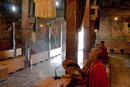 Monks chanting at Thiksey