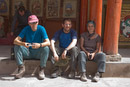Mark, Giles and Vanessa are "gompa'd out"  All we want at this point really is a shower.