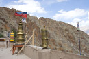 On the roof of the gompa