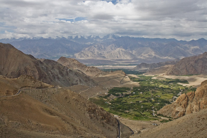 Day 3 in Leh and we are driving up to the Khardung La - the highest motorable road in the world - the pass is at 5600m/18,300 ft