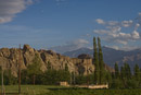 Mountains of Leh Valley from Sankar Gompa