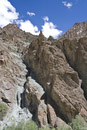 Fantastic rock formations along the valley.