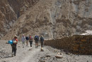Mani wall and chorten. Karma required that you stay to the left as you passed.