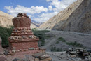 Chortens overlooking the Markha Valley.