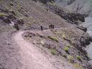 Seemingly endless downhill through a canyon.