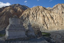 Chortens near Markha Gompa.