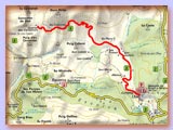 Map of Walk near Lluc Monastery