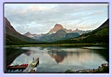 Many Glacier Lodge view