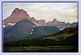 Many Glacier Lodge view